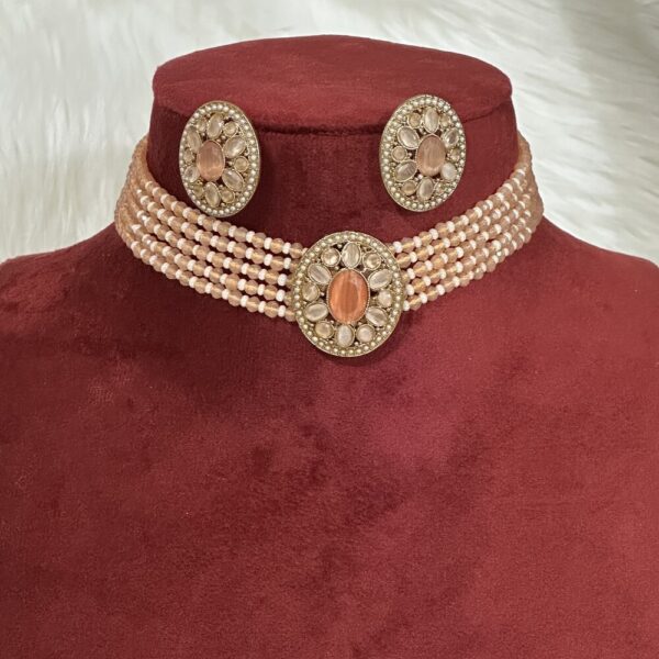Orange Choker Set