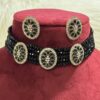 Black Indian Handmade Choker Necklace Set