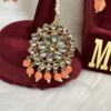 Kundan jewelry with Kundan tikka
