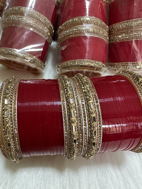 Red Karwachauth Special mini chuda