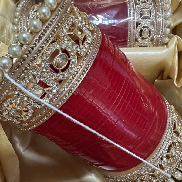 Wedding Essential Bridal Polki Pearl Chuda