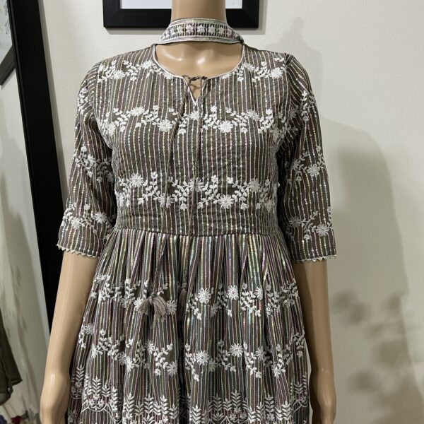 Top with Double Layer Sharara