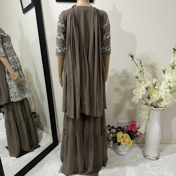 Ghrara / shrara Double Layer Dress