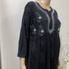 Black Nyra Cut Embroidered Suits