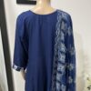 Kalidaar Designer Blue Embroidered Suit