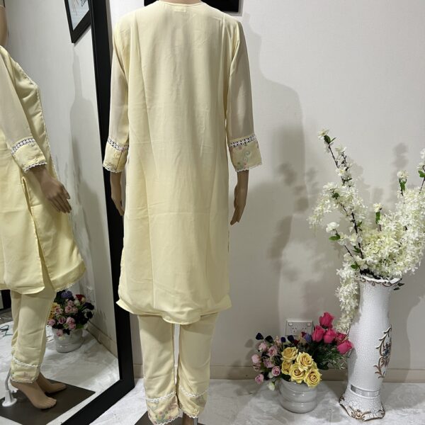 Yellow Georgette Indian Suit