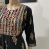 Printed Cotton Lace Work Frock
