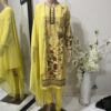 Beautiful Pakistani Mustard Outfit