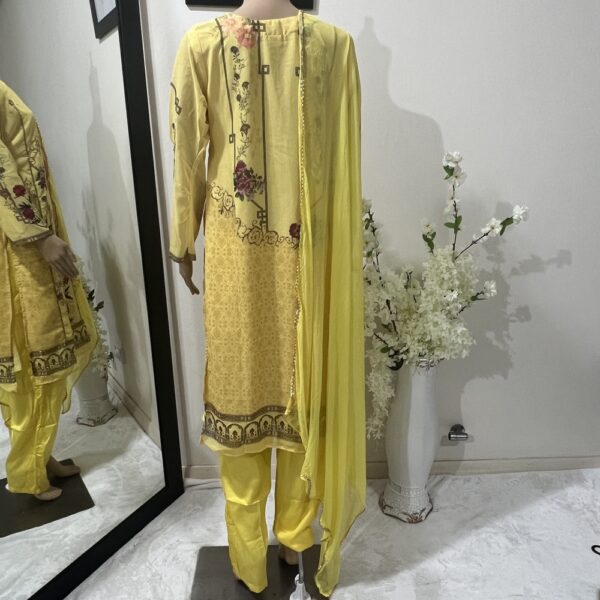 Beautiful Pakistani Outfit Mustard