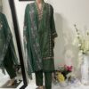 Emboidered Pure Silk Outfit with Dupatta