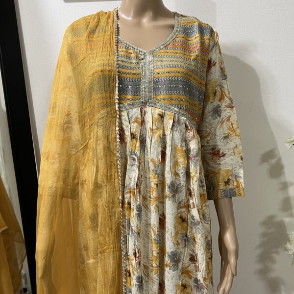 Mustard Alia Cut Outfit Collection