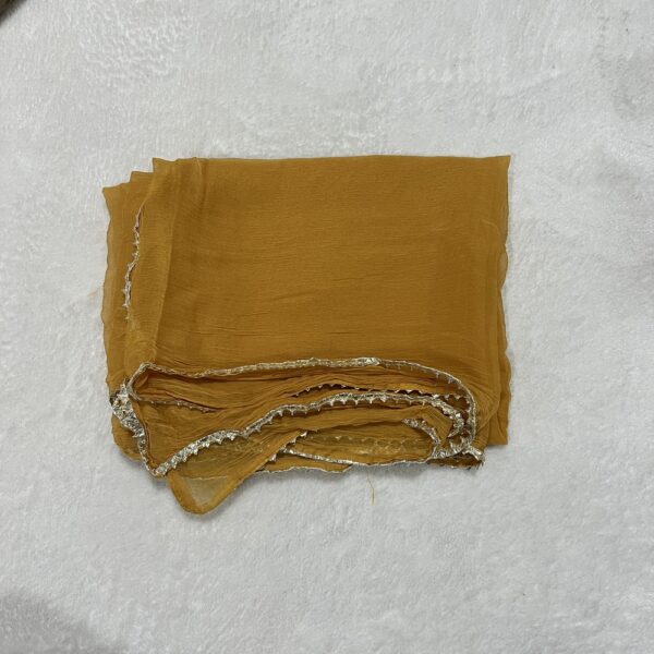 Designer Alia Cut Mustard Suit With dupatta