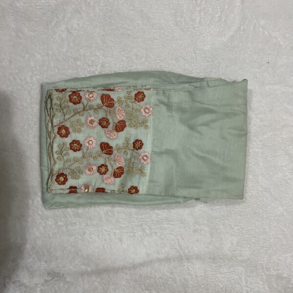 Sippy work Pakistani suit with Bordered Palazzo