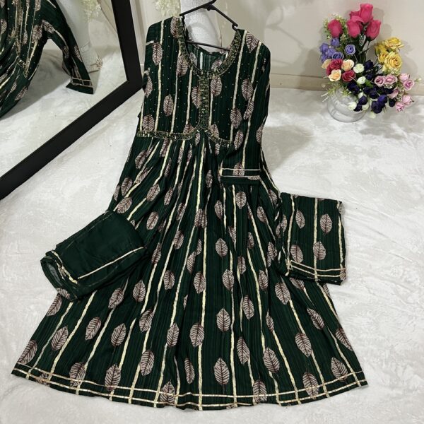 Printed Anarkali dress anarkali dress